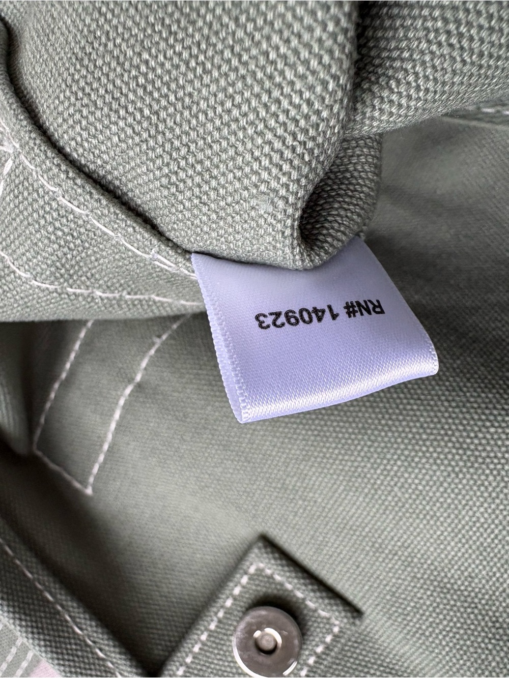 Lou & Grey Sage Green Mini Canvas Tote - Picture 8 of 8